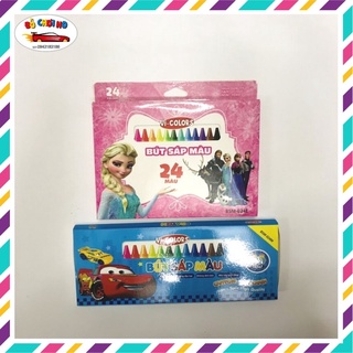 Sáp màu cho bé, bộ màu sáp, bút sáp màu cho bé, bút sáp thơm 24 màu Vi-Colors