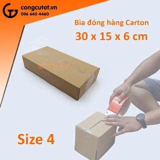 Combo 20 hộp đóng hàng loại đẹp size 30x15x6cm