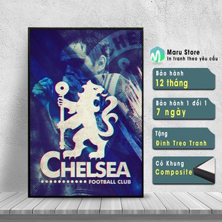 Tranh Treo Tường Cầu Thủ Bóng Đá Câu Lạc Bộ Chelsea, Trang Trí Phòng