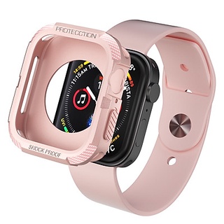 Ốp Case Chống Shock Chống Va Đập Carbon cho Apple Watch Series 4/5/6/SE/7 Size 40/41/44/45mm.