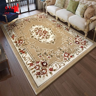 Thảm trải sàn phòng khách, thảm len trang trí phòng ngủ cao cấp cổ điển tỉa bông 160x 120cm
