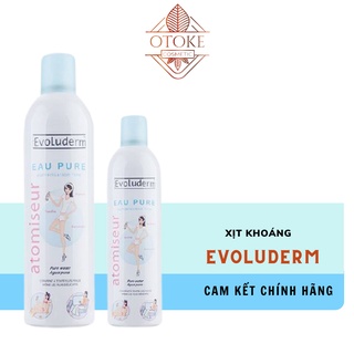 Xịt khoáng cấp ẩm làm dịu da Evoluderm 400ml chính hãng