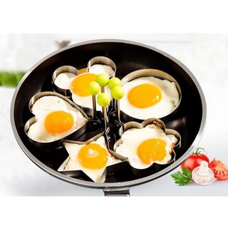 KHUÔN CHIÊN TRỨNG TẠO HÌNH BẰNG INOX (ĐƯỢC CHỌN MẪU)