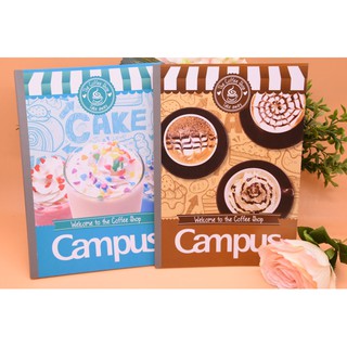 Combo 5 quyển vở kẻ ngang có chấm campus COFFEE SHOP 120 (trang)  - BCOF120