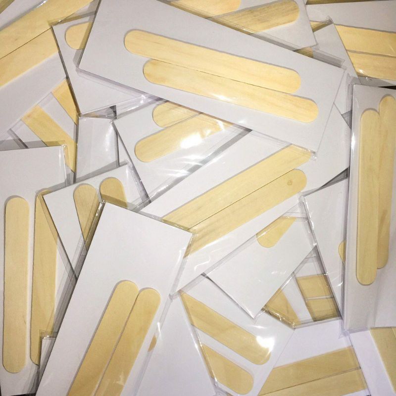 Combo 10 Giấy wax lông và Que gạt