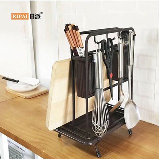 Giá cắm dao thớt sơn tĩnh điện cao cấp Ripai #1435