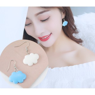Khuyên tai đám mây xanh trắng nhỏ xinh MID12