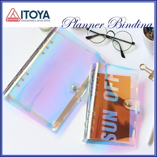 Bìa sổ còng planner A5/A6, bìa nhựa hologram