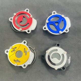 Nắp Chụp Lọc Nhớt Nhôm CNC Nhiều Màu Mica Trong Suốt Trang Trí Xe Yamaha Exciter 150, NVX, FZ Tặng Kèm 1 Lọc Nhớt