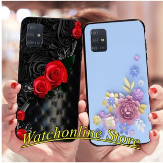 Ốp lưng phủ bóng SamSung Galaxy M51 S20 FE Note 10 Lite Note 10 Note 10+ S10 lite Note 8 Note 9 S20 ultra họa tiết Hoa