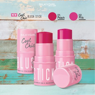 MÁ HỒNG DẠNG THỎI SILKY GIRL COOL CHIC BLUSH STICK 4G CHÍNH HÃNG - 7201