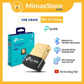 [Hỏa Tốc - HCM] USB Bluetooth UB400 TPLink / Bộ Chuyển Đổi USB Nano Bluetooth UB400 4.0 TP-Link | BH 24TH | Mimax Store
