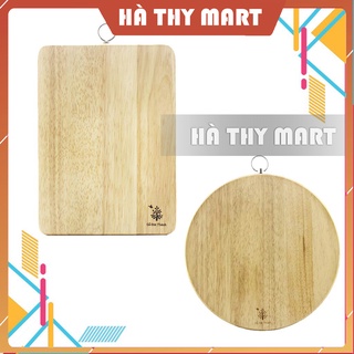 Thớt Gỗ Đức Thành Cao Su Hình Tròn, Chữ nhật Đẹp [Móc treo]