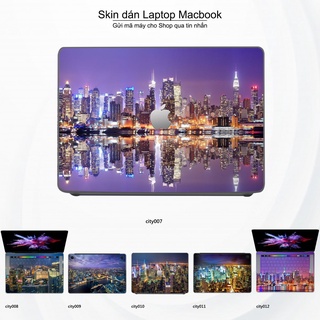 Skin dán Macbook mẫu thành phố (đã cắt sẵn, inbox mã máy cho shop)