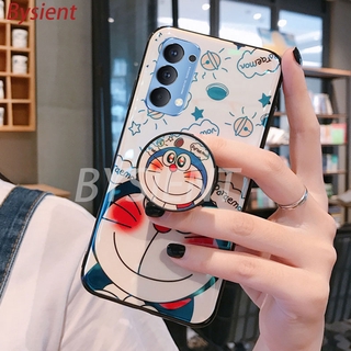 Ốp điện thoại in hình Doraemon đáng yêu cho Reno 5 5G 4 4g Hp Reno 4 Pro Realme 7 Reno4 Pro
