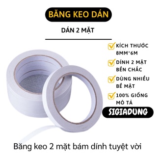 [SGD] Keo 2 Mặt - Băng Keo Giấy 2 Mặt Acrylic Dai, Bền, Bám Dính Tuyệt Vời 6556