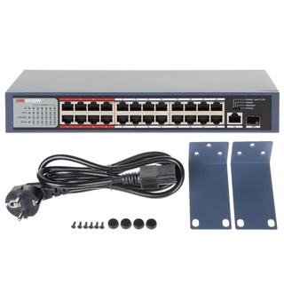 Bộ chia mạng 24 cổng POE HIKVISION DS-3E0326P-E(B) (chính hãng Hikvision Việt Nam), dùng cho camera