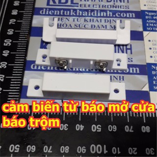 2 bộ cảm biến từ báo động mở cửa, vỏ nhựa kde1657