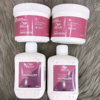Uốn setting siêu quoăn, siêu bóng tóc WELLA 400ml ( hàng chính hãng )
