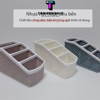 PVN33477 khay đựng bút, đồ dùng học tập 4 ngăn VIỆT NHẬT PLASTIC T2