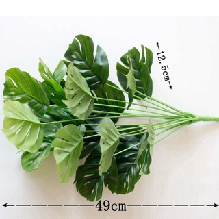 Cây lá Rùa nhựa trang trí loại lớn 12 nhánh, hàng y hình