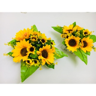Giỏ hoa nhân tạo để bàn siêu đẹp 10cm