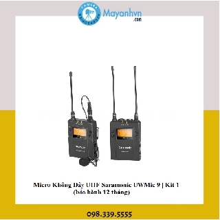 Micro Không Dây UHF Saramonic UWMic 9 | Kit 1 (bảo hành 12 tháng)