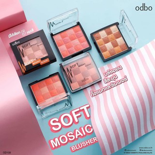 PHẤN MÁ HỒNG ODBO SOFT MOSAIC BLUSH NHẬP KHẨU CHÍNH HÃNG - 2883