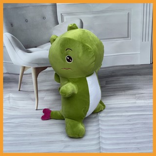 Gấu Bông Khủng Long Đầu To Siêu Đáng Yêu, Quà Tặng Cho Bé, Gối Ôm Khủng Long Size 50cm TM23