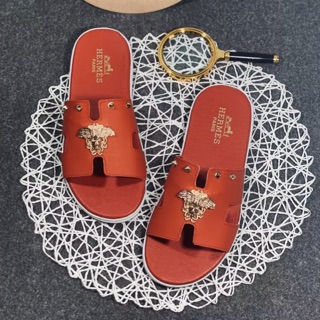 Dép H đỏ mặt vàng ( H đỏ mặt vàng )