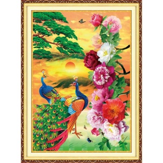 TRANH THÊU CHỮ THẬP 3D Phát Triển Thịnh Vượng A1004 (TRANH TỰ ĐÍNH) KT:40X53CM