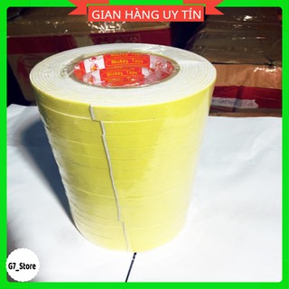 (SALE) Băng dính xốp vàng,băng dính 2 mặt (giá 1 lốc)