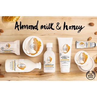 Sữa Tắm/ dưỡng thể/kem tay The Body Shop Almond Milk &amp; Honey Collection