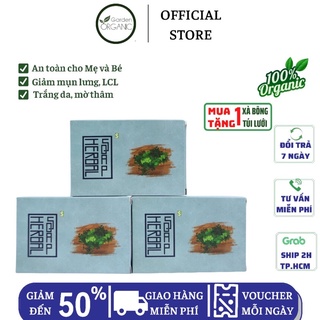 Xà bông cao thảo dược hữu cơ sinh dược - giảm mụn, viêm lỗ chân lông, giảm ngứa, thư giãn, khử mùi, an toàn cho bé và mẹ