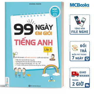 Sách - 99 Ngày Em Giỏi Tiếng Anh Lớp 3 - Kèm App Học Online
