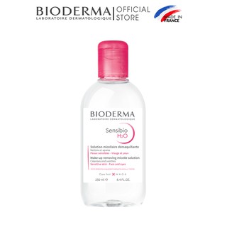 Dung dịch làm sạch và tẩy trang công nghệ Micellar Bioderma Sensibio H2O  250ml