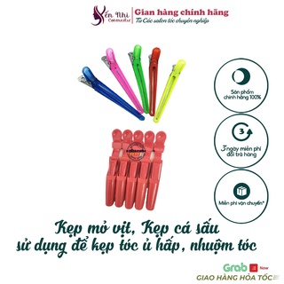 Combo 5 Kẹp mỏ vịt cá sấu nhuộm tóc kẹp tóc mỏ vịt nhuộm tóc uốn tóc chuyên dụng tại salon DC03