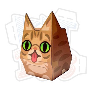 Mô hình giấy động vật Mèo con 3D cute