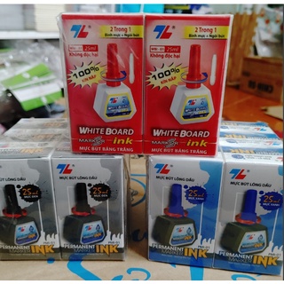 Mực bút lông bảng TL WBI-01 (25ml) - Mực bút lông dầu TL PMI-01 (25ml) - Hàng chuẩn
