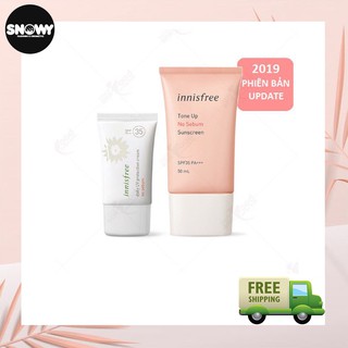 (Mẫu 2020) Kem chống nắng Innisfree tone up no sebum sun cream SPF50