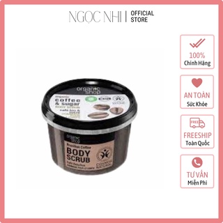 Tẩy Tế Bào Chết Toàn Thân Organic Shop Organic Coffee &amp; Sugar Body Scrub 250ml (Hương Cafe) [Chính Hãng 100%]