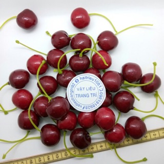 Chery size lớn, chất liệu xốp charm slime