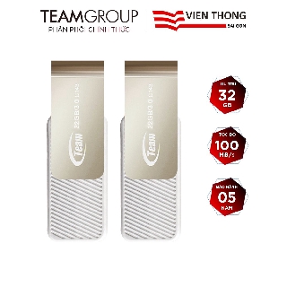 Bộ 2 USB 3.0 Team Group C143 32GB INC tốc độ upto 80MB/s - Hãng phân phối chính thức
