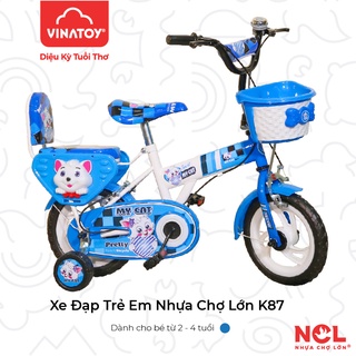 Xe đạp trẻ em Nhựa Chợ Lớn 14 inch K87 - M1610-X2B - Cho Bé Từ 3 đến 4 Tuổi