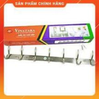 [FreeShip] Mắc áo treo tường cao cấp loại 7 móc [INOX DÀY] chất lượng cao Huy Anh