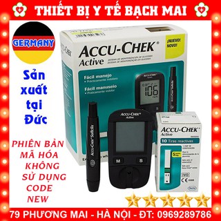 Máy Đo Đường Huyết (Thử Tiểu Đường) ACCU-CHEK ACTIVE - Sản Xuất Tại Đức - Không Sử Dụng Code