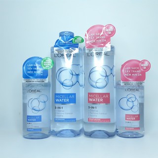 Nước tẩy trang Loreal Refreshing/ Moisturizing/ Deep Cleansing