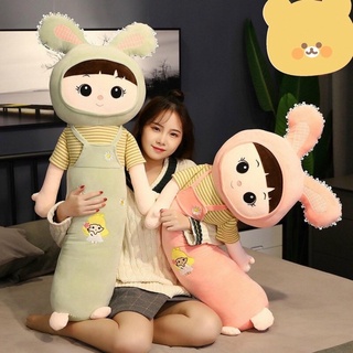 Gấu bông gối ôm búp bê, búp bê tai thỏ đẹp chuẩn hàng QC