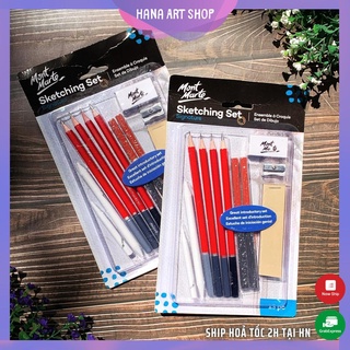 Bộ chì phác thảo 13 món Mont Marte - Signature Sketching Set 13pc