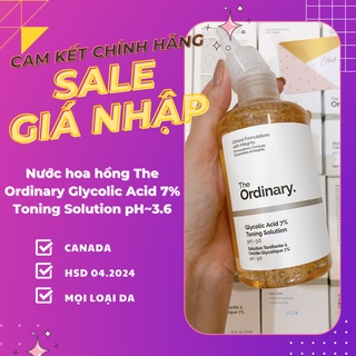 Toner Dưỡng Sáng Tẩy Da Chết The Ordinary Glycolic Acid 7% Toning Solution 240ml